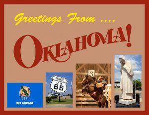 Pozdrowienia z pocztwki z Oklahomy 