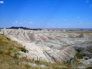 Badlands w Poudniowej Dakocie autorstwa Kathy Weiser-Alexander.