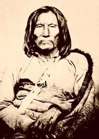 Wojownik Kiowa Setangya, aka: Satank, Siedzcy Mi, William S. Soule