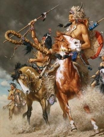 Comanche warriors