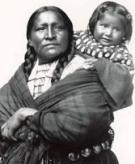 Indianka z dzieckiem