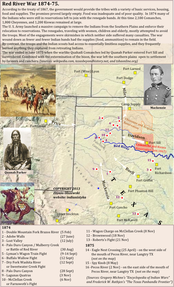 Mapa wojny indianskiej