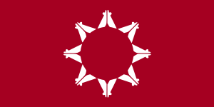 Flaga Oglala (Lakota-Sioux) od 1961.