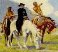 Misjonarz de Smet i Indianie