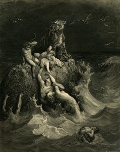 Potop Gustave Dore, 1866