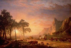 Szlak oregoski, Albert Bierstadt, 1869