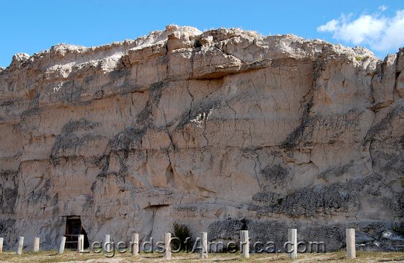 Register Cliff w pobliu Guernsey, Wyoming