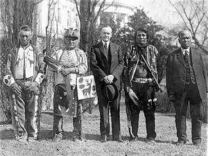 Calvin Coolidge Indianie Osage