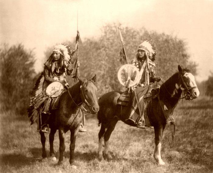 Indianie Siuksw na koniu, Heyn, 1899