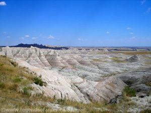 Badlands (Ze Ziemie) w Dakocie Poudniowej
